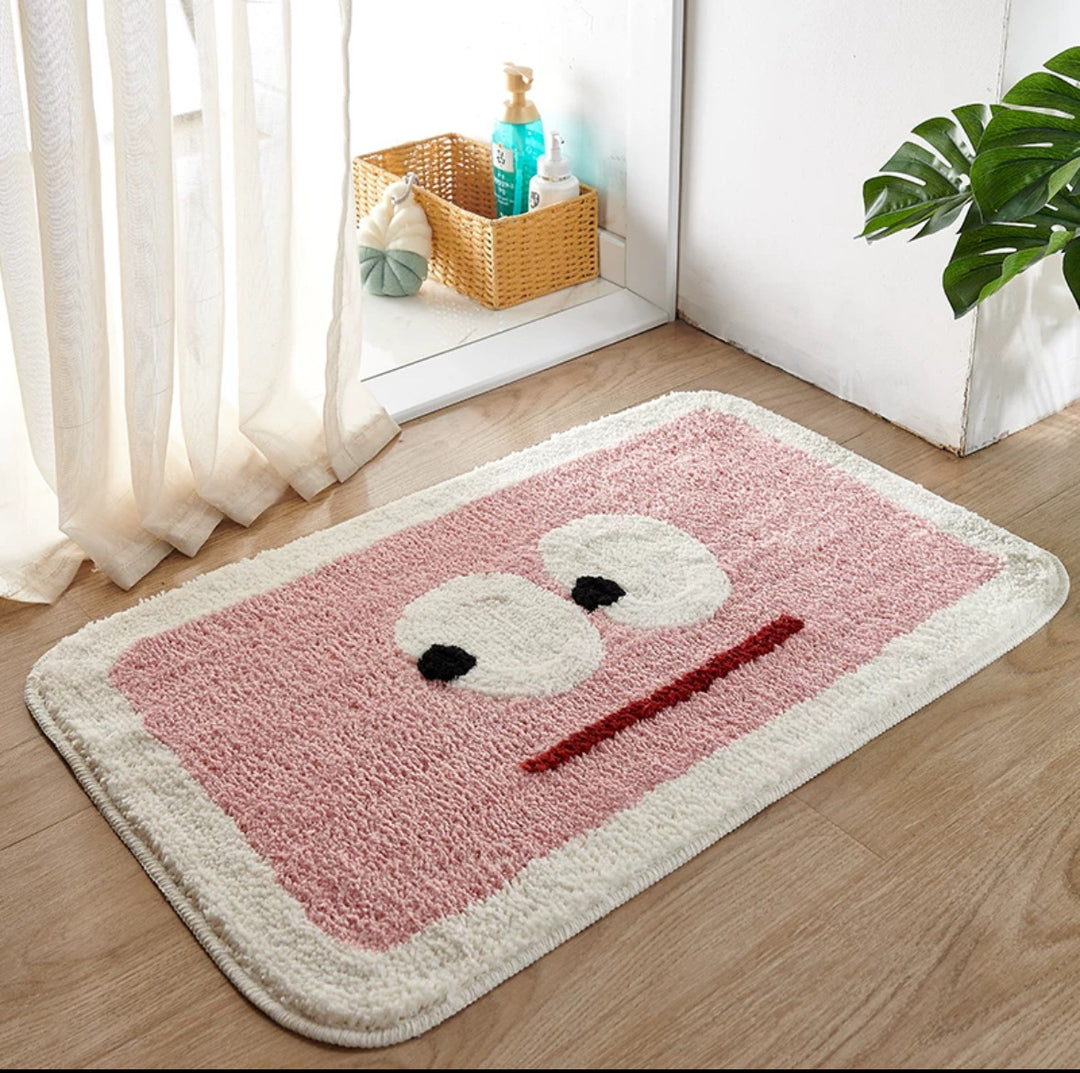 Fun and Quirky Cartoon-Themed Bath Mat