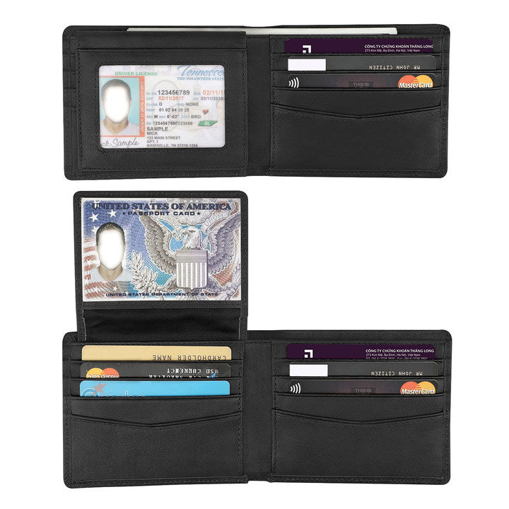 Spacious Multi-Card Leather Wallet Kalsten