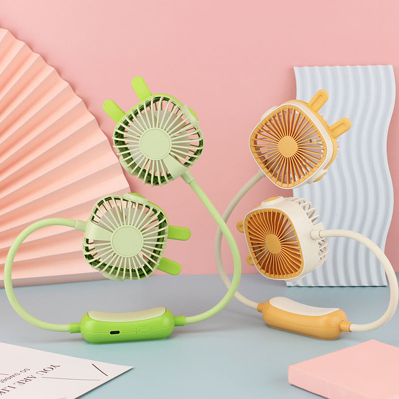 Women's Portable Neck Fan with Flexible Design Kalsten