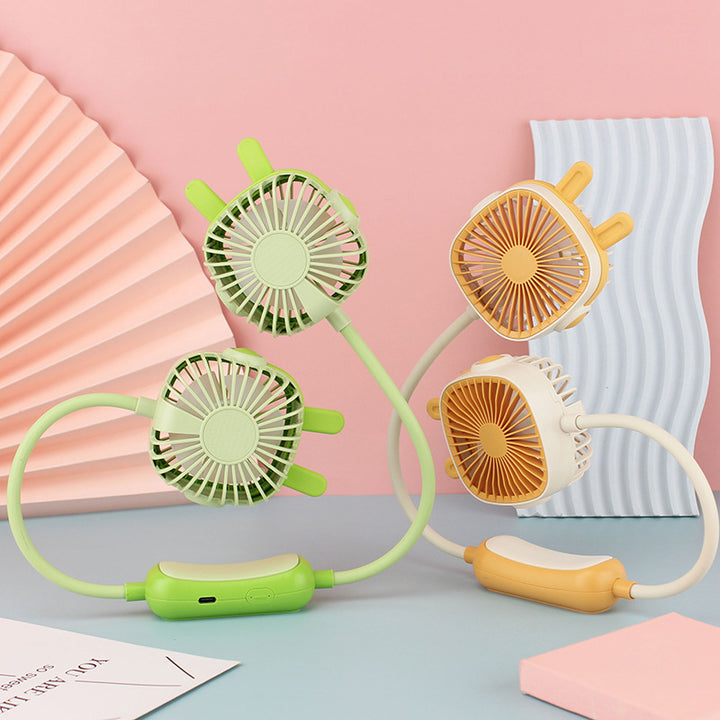 Women's Portable Neck Fan with Flexible Design Kalsten