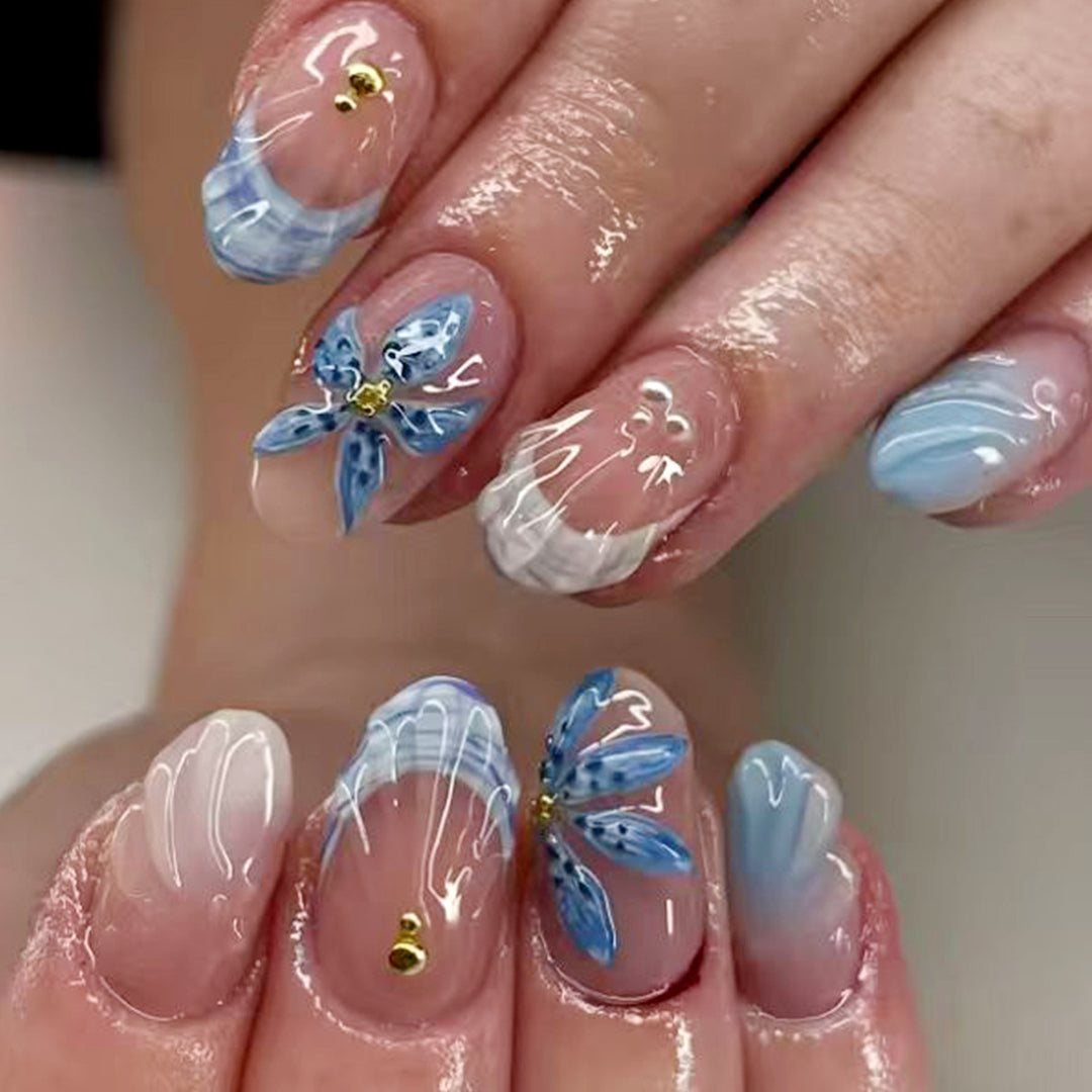 Premium Press-On Nail Design Kit