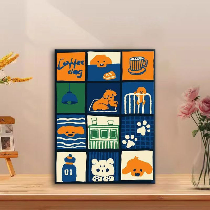 Playful Cat Comic Canvas Art Kalsten