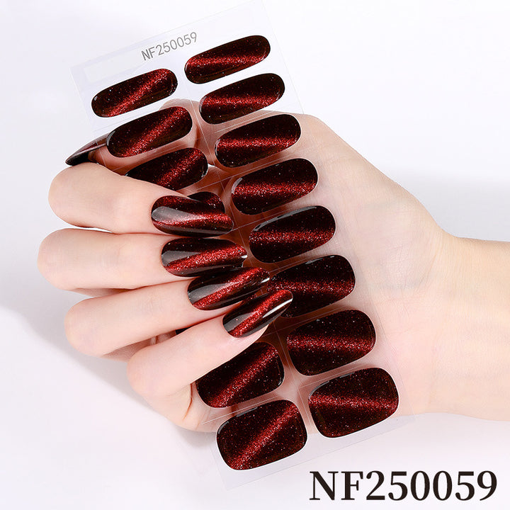 Sparkling Glossy Nail Wraps