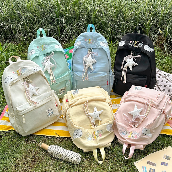 Decorative Star-Themed Casual Backpack Kalsten