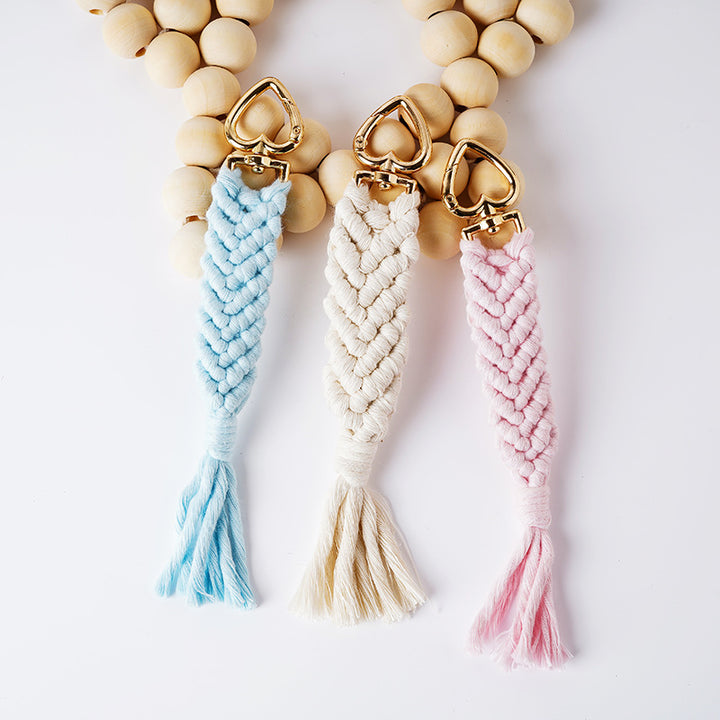 Decorative Macramé Keychain Holder Kalsten