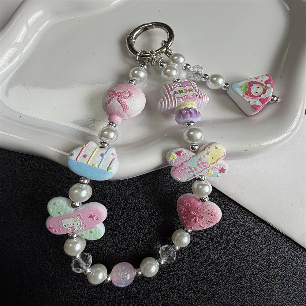 Cute Beaded Charm Keychain Kalsten