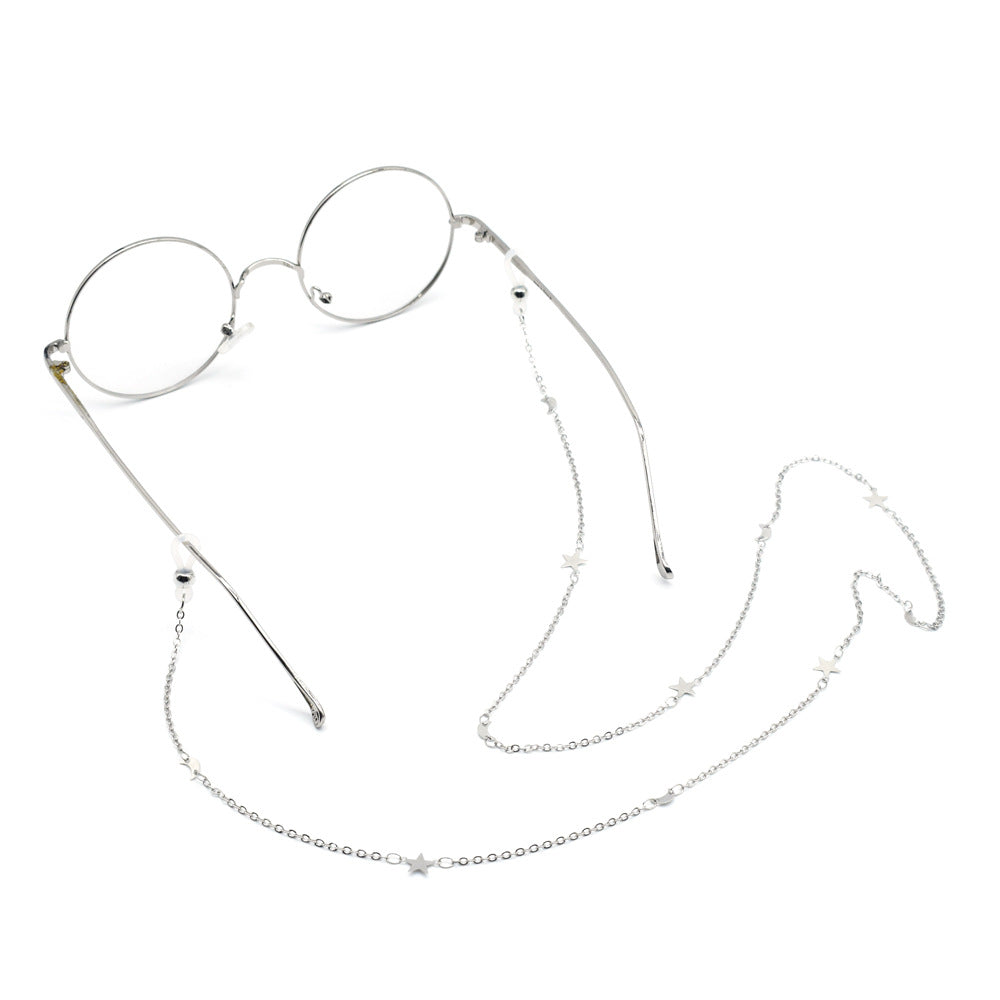 Stylish Star-Detail Eyewear Chain Kalsten