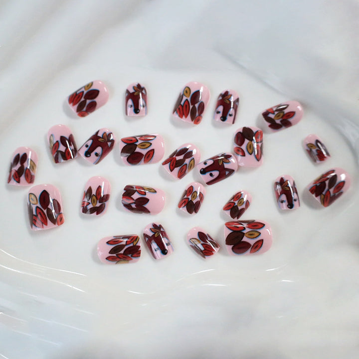 Seasonal Fox-Inspired Nail Art Kalsten