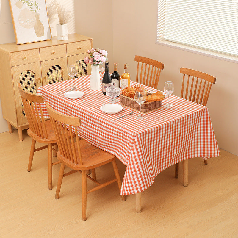 Gingham Check Tablecloth