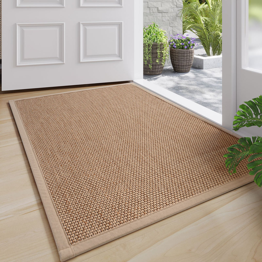 Textured Entryway Rug