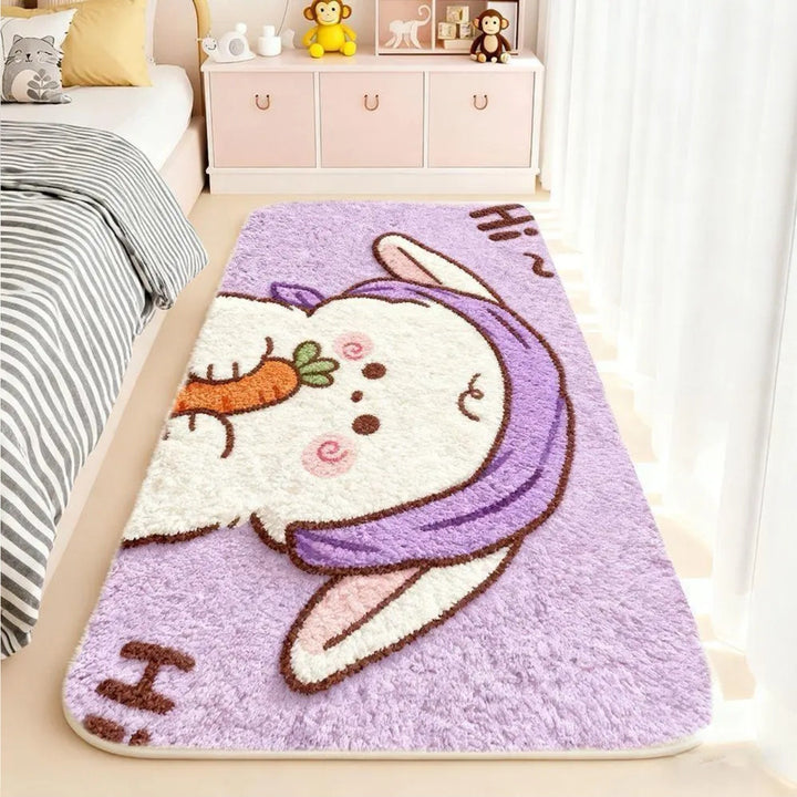 Cute Plush Animal Themed Bath Mat Decor