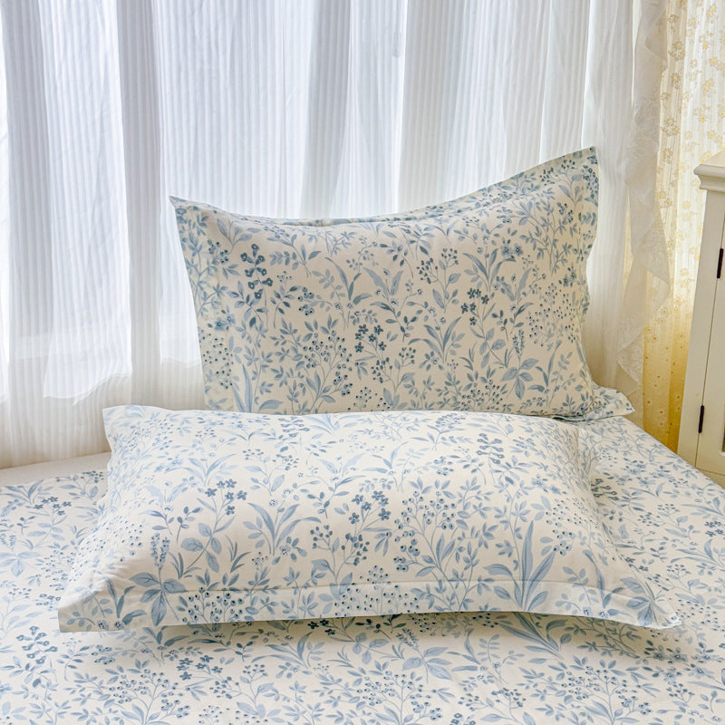 Flower Print Pillowcase Set
