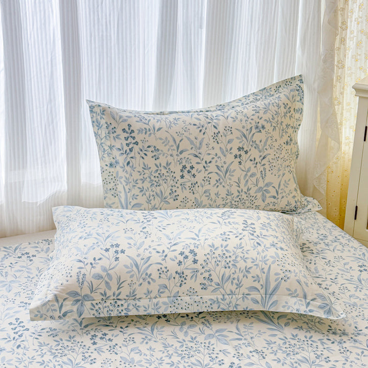 Flower Print Pillowcase Set