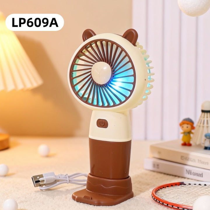 Ladies portable hand fan with variable speed control and ergonomic design Kalsten