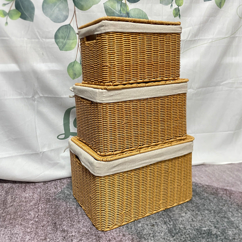 Handcrafted Woven Storage Chest Kalsten