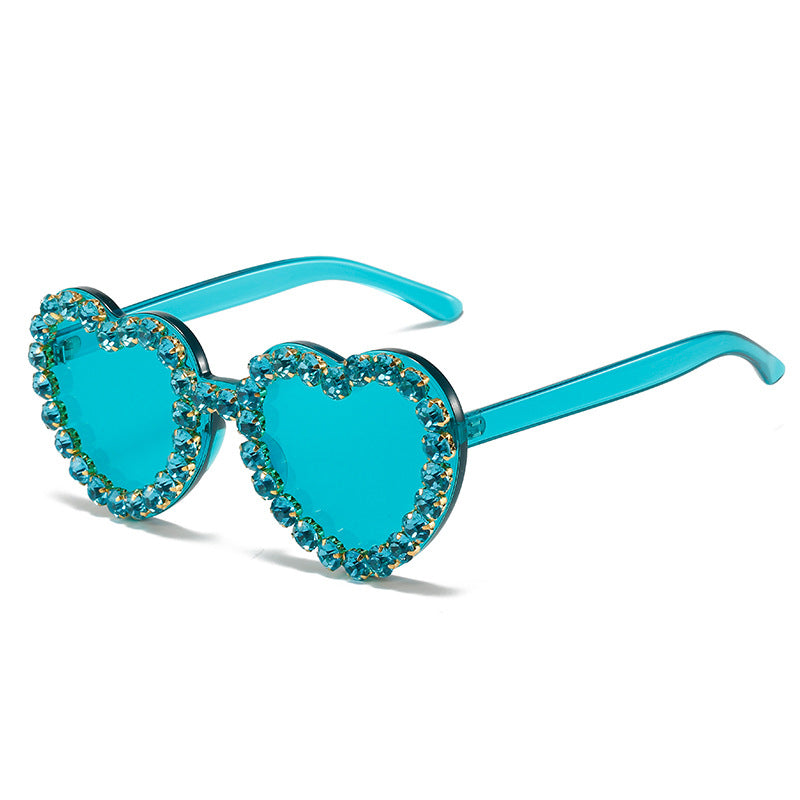 Heart-Shaped Glamorous Sunglasses Kalsten
