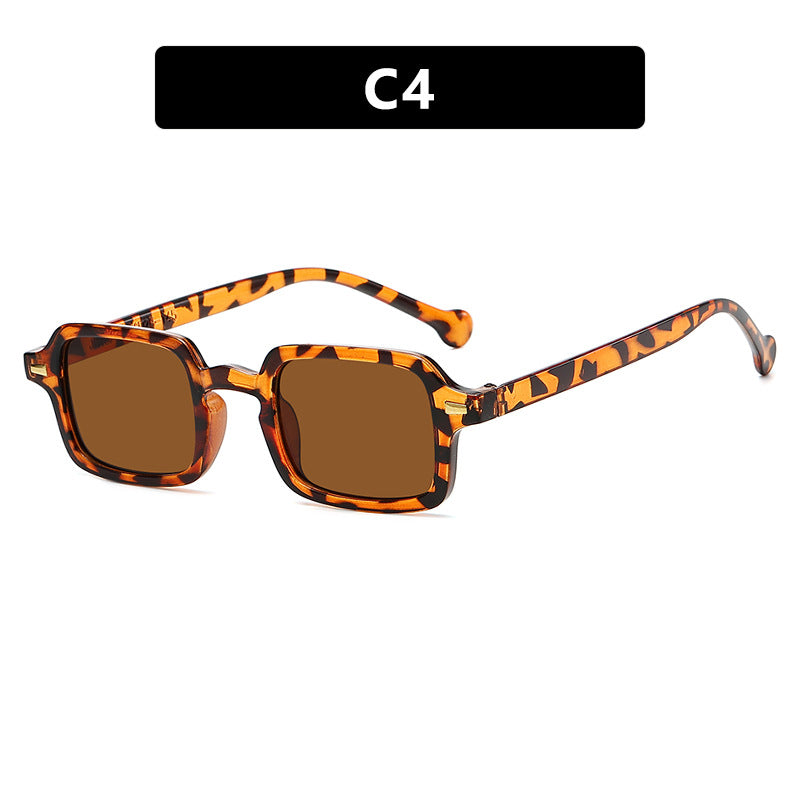Ladies exclusive square sunglasses with elegant metal frame and UV protection Kalsten