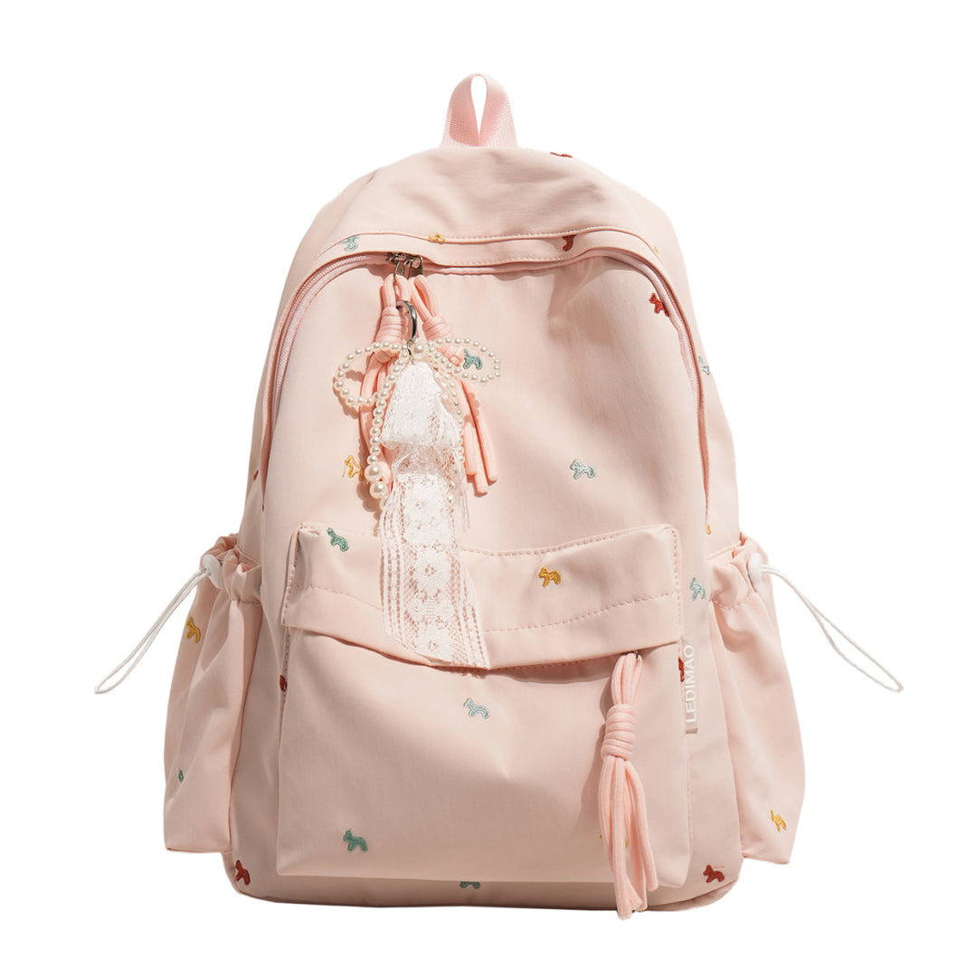 Stylish Floral-Embellished Backpack Kalsten