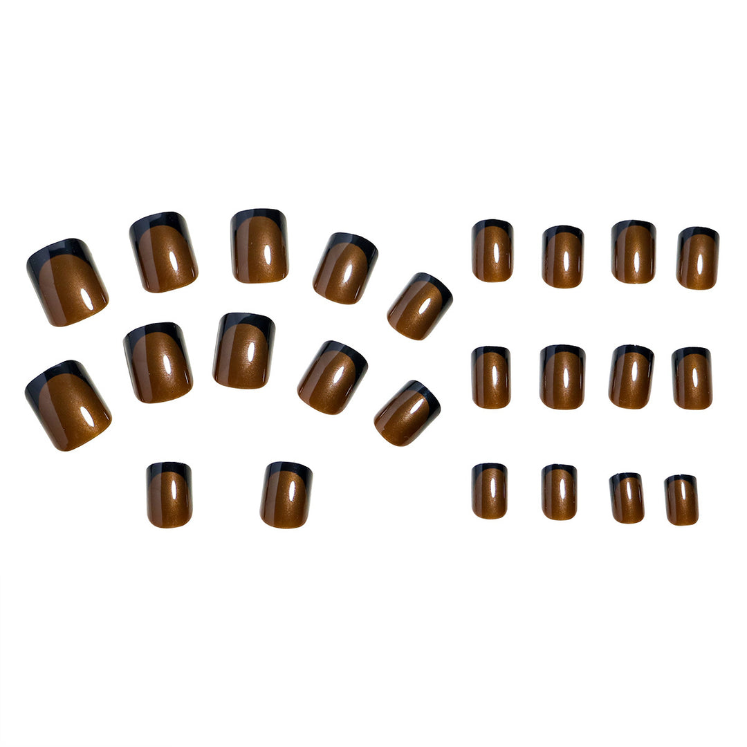Elegant French Tip Press-On Nails Kalsten