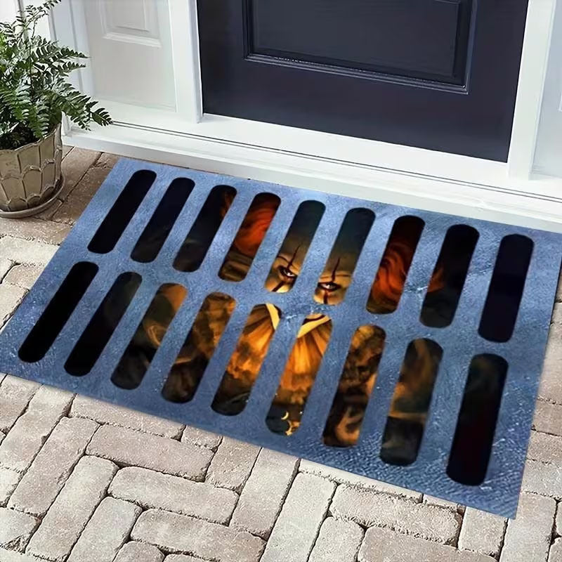 Horror-Themed Welcome Mat Kalsten