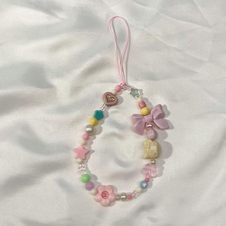 Colorful Playful Beaded Charm Strap Kalsten