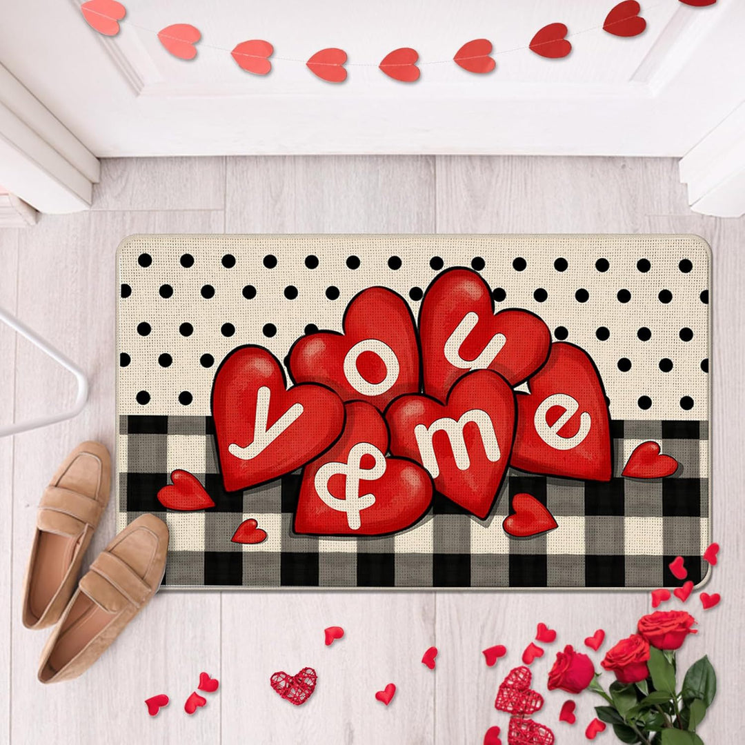 Romantic Floral Welcome Mat Kalsten
