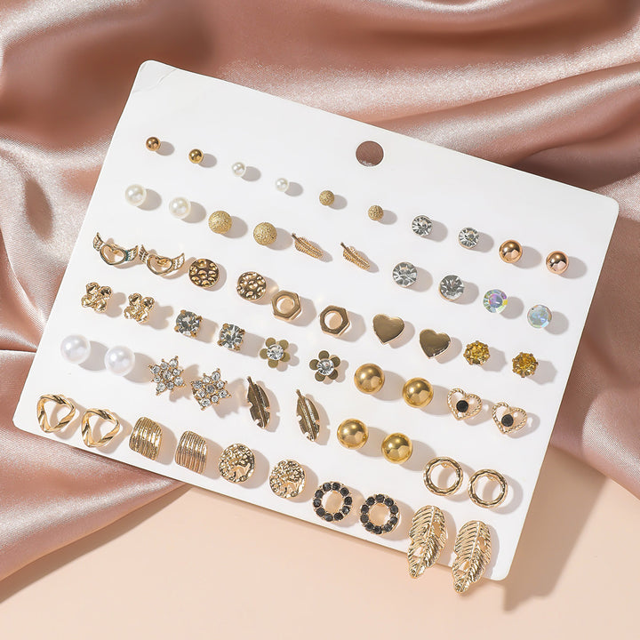 Earring set with gold accents Kalsten