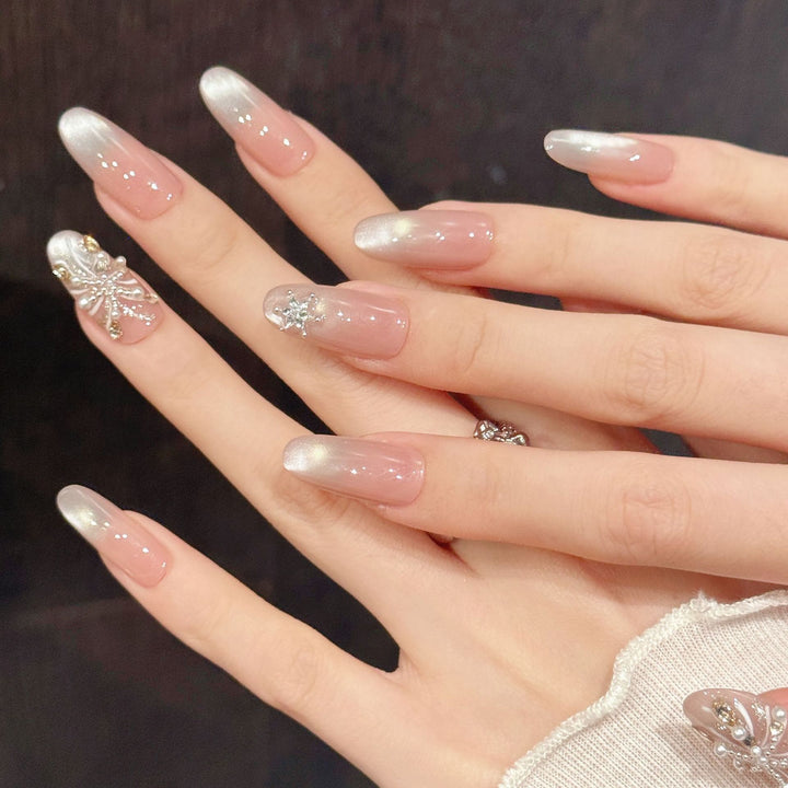 3D Decorative Press-On Nails Set