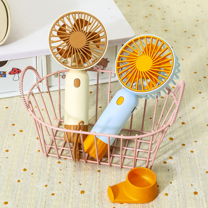Women's Portable Hand Fan with USB Charging Station Kalsten