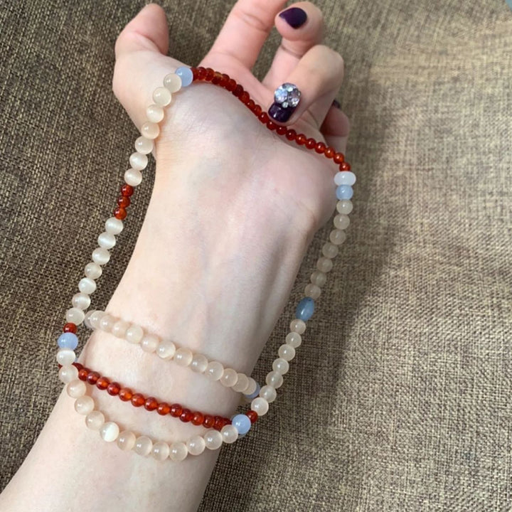 Handmade Gemstone Stretch Bracelet Kalsten