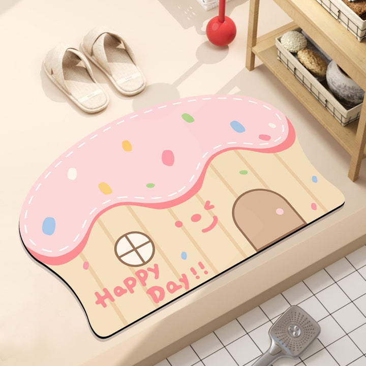 Fun Hamburger-Themed Bath Mat Kalsten