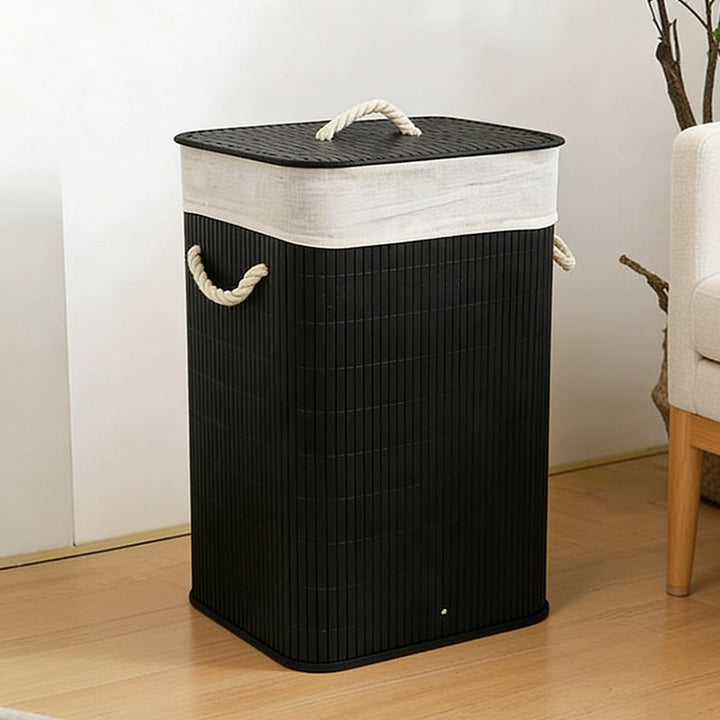 Laundry basket with lid and handle Kalsten