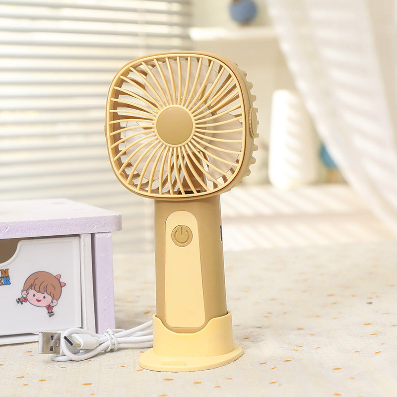 Women's Portable USB Hand Fan with Adjustable Tilt Angle Kalsten