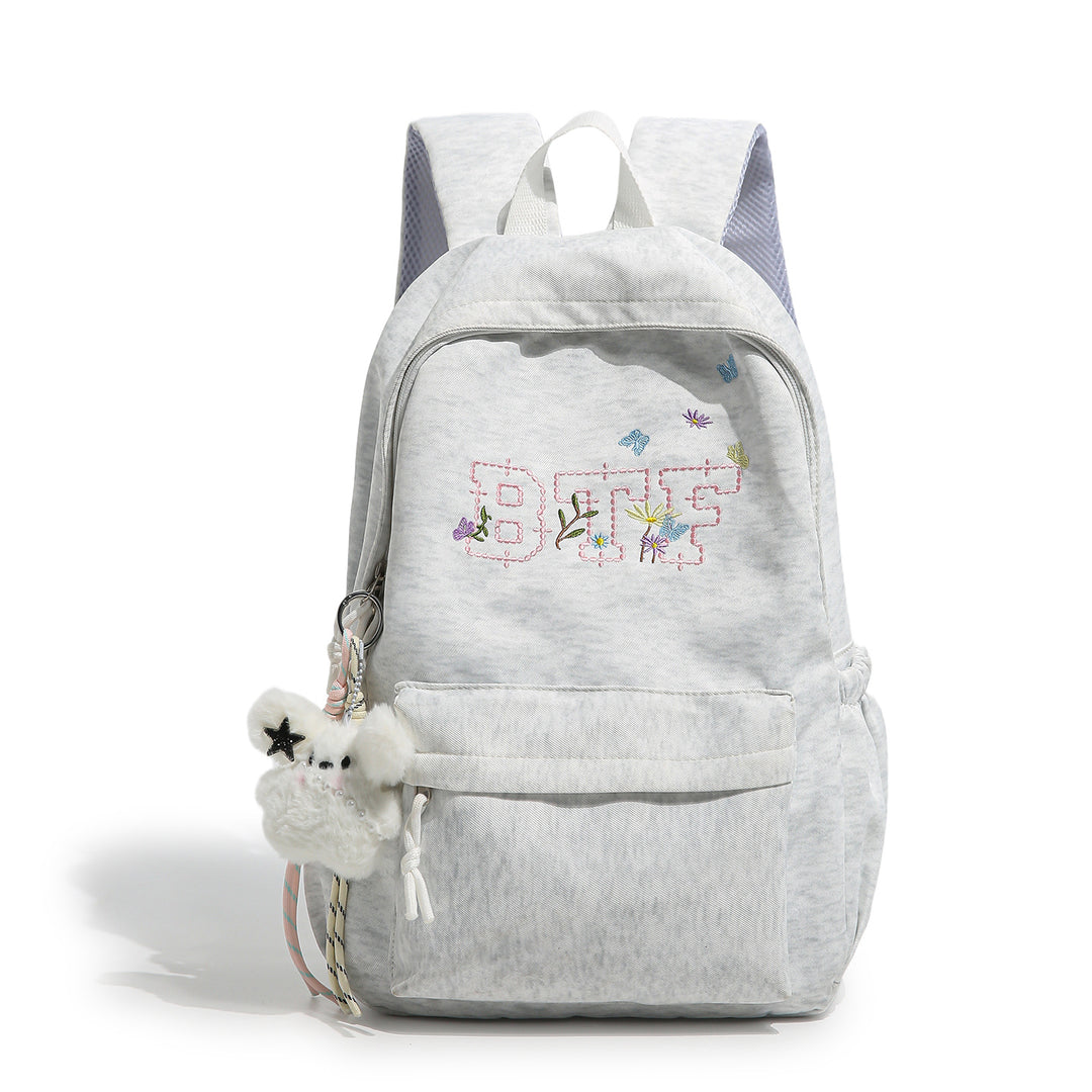 Embroidered Floral Casual Backpack Kalsten