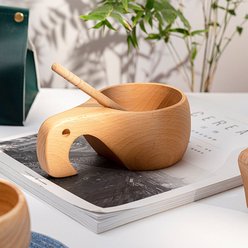 Handcrafted wooden bowl Kalsten