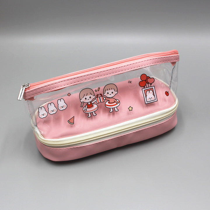 Fun Cartoon-Themed Zippered Pencil Case Kalsten