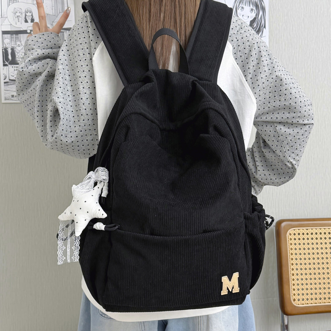 Corduroy Casual Backpack Kalsten