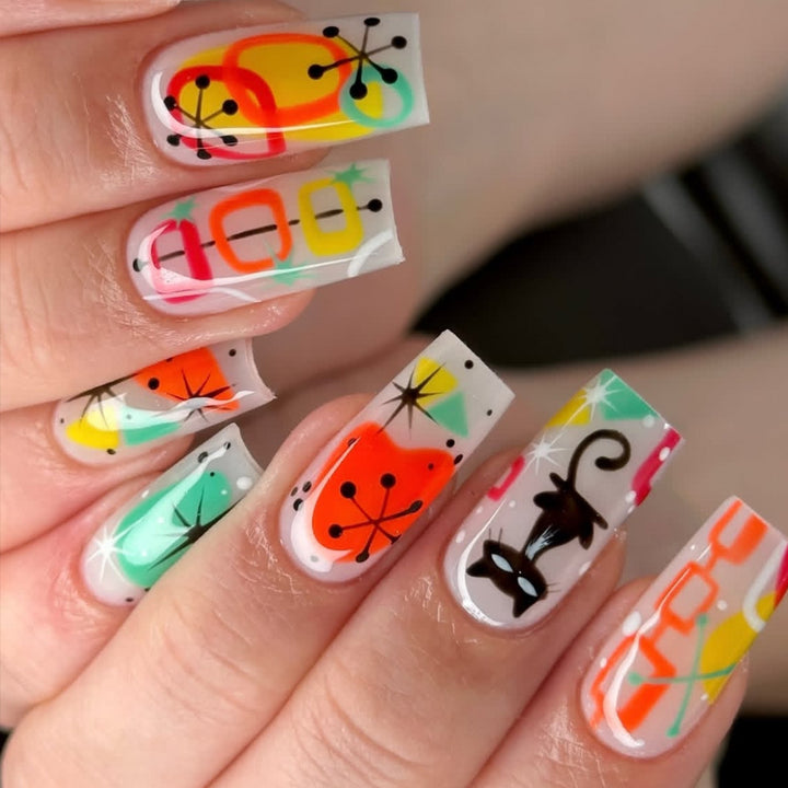 Artistic Abstract Nail Art Set Kalsten