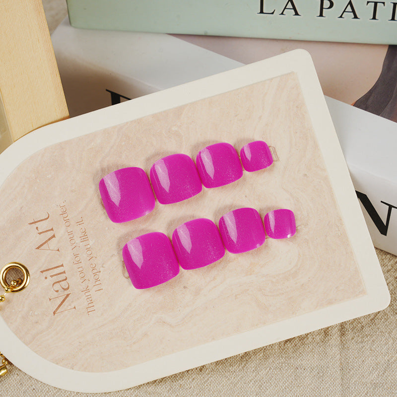 Glossy Short Press-On Nail Set Kalsten
