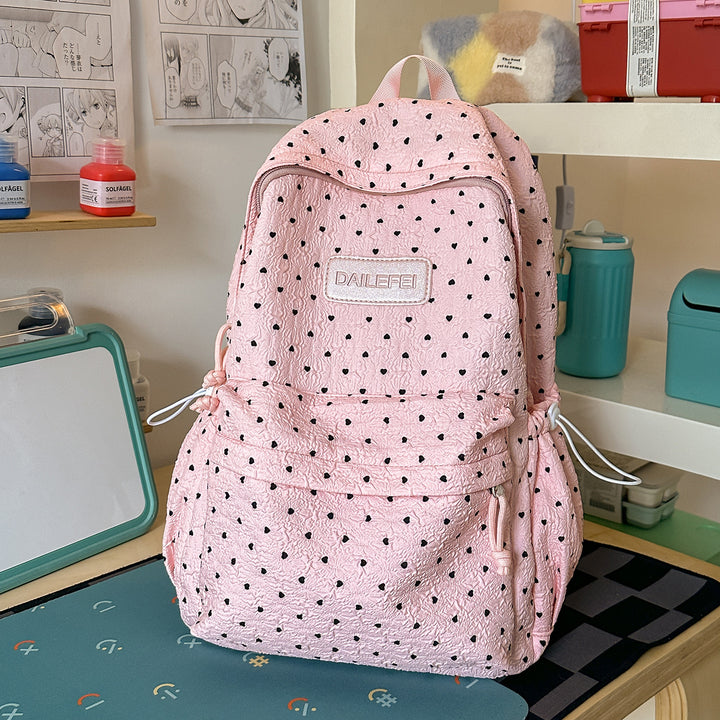 Stylish Textured Patterned Backpack Kalsten
