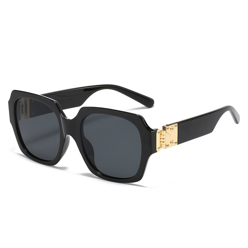 Women's fashionable oversized sunglasses with luxurious metal elements Kalsten