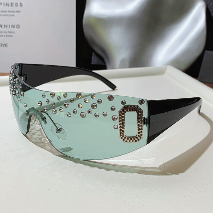 Women's Glamorous Sunglasses with Glitter Accents Kalsten