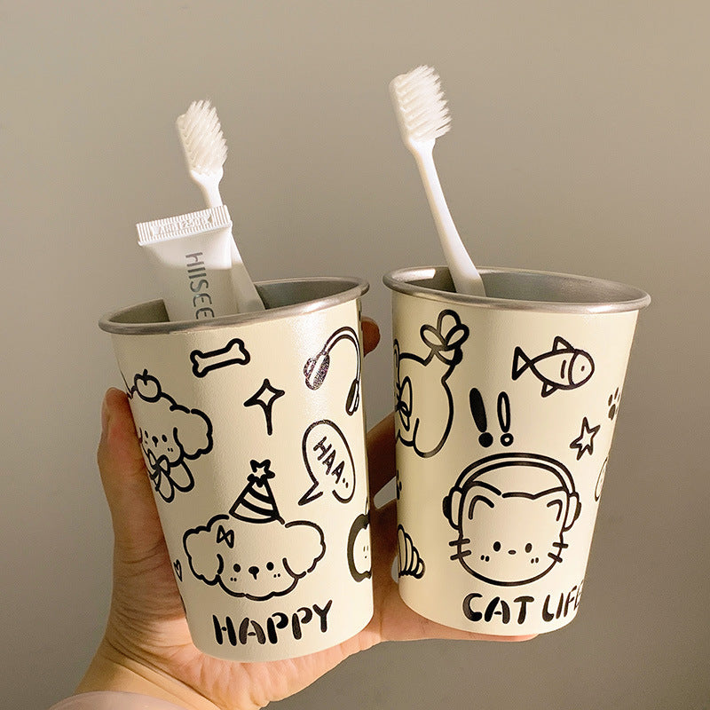 Playful paper cup with cheerful animal design Kalsten