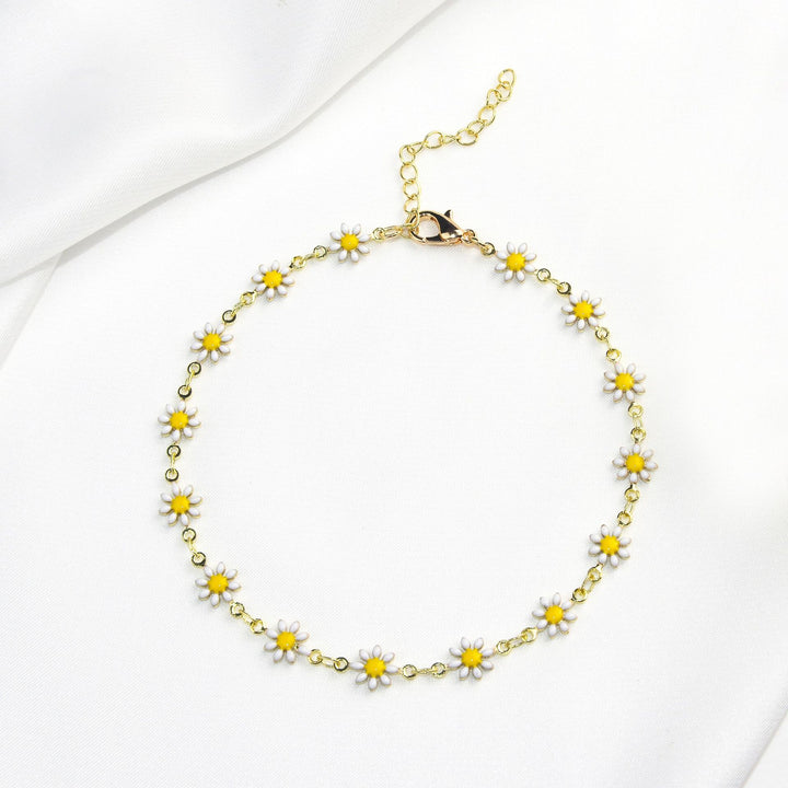 Colorful Floral Chain Bracelet Kalsten