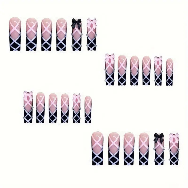 Decorative Extravagant Press-On Nail Extensions Kalsten