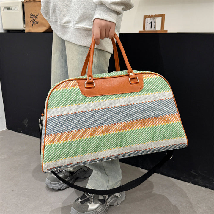 Stylish Plaid Weekend Tote Bag Kalsten
