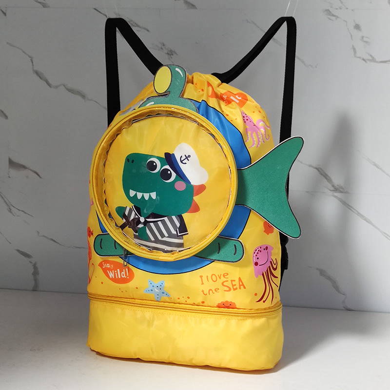 Fun-Themed Drawstring Backpack Kalsten