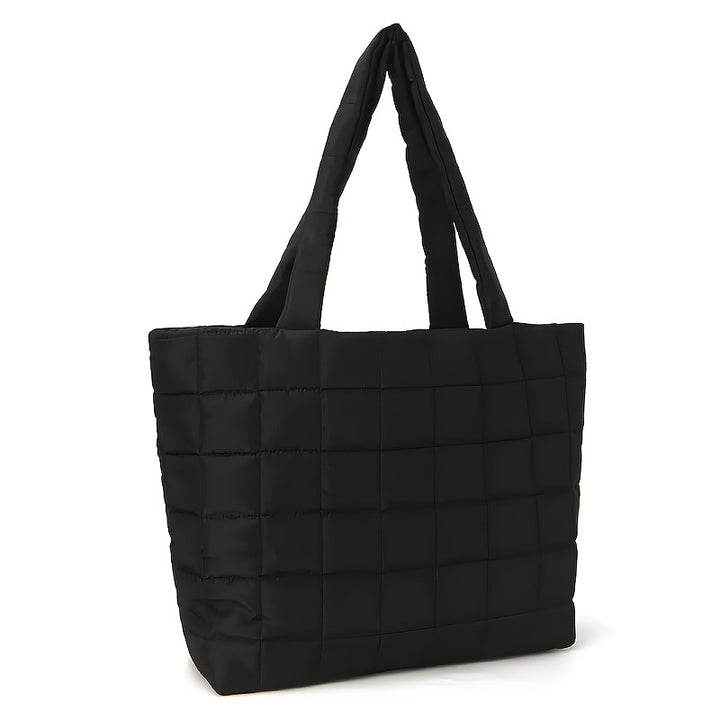 Square-shaped tote bag with padded design Kalsten