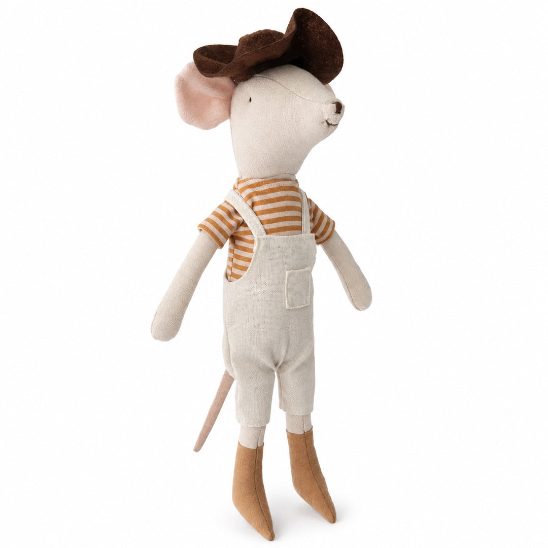Handmade Organic Linen Long‑Leg Bunny Soft Toy