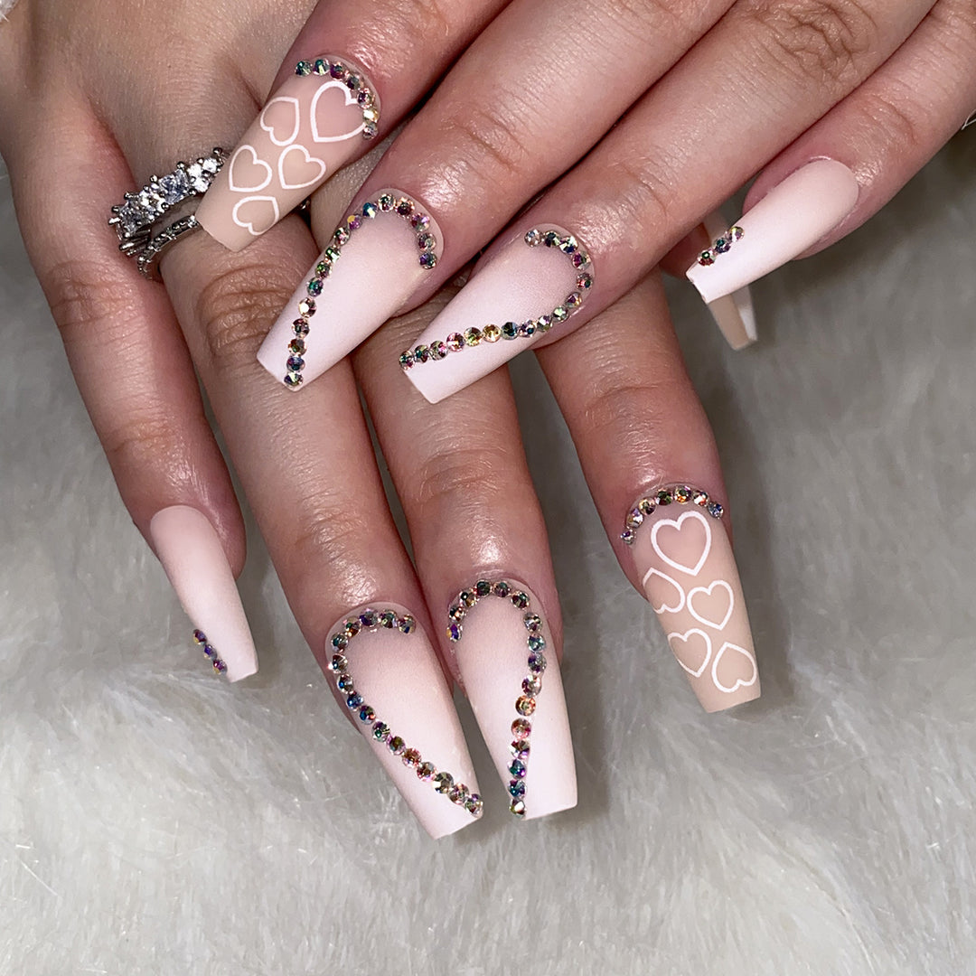 Artful Nail Art with Love Motifs Kalsten